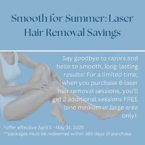 Smooth for Summer Laser Hair Removal Savings